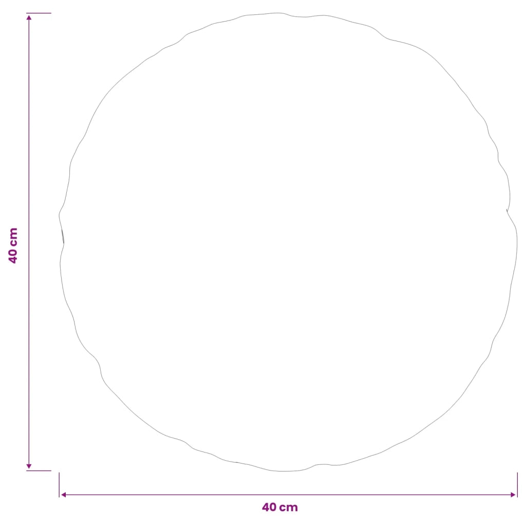 Federa 2 pcs HEERLEN Beige Ø 40 cm Bouclé 922303