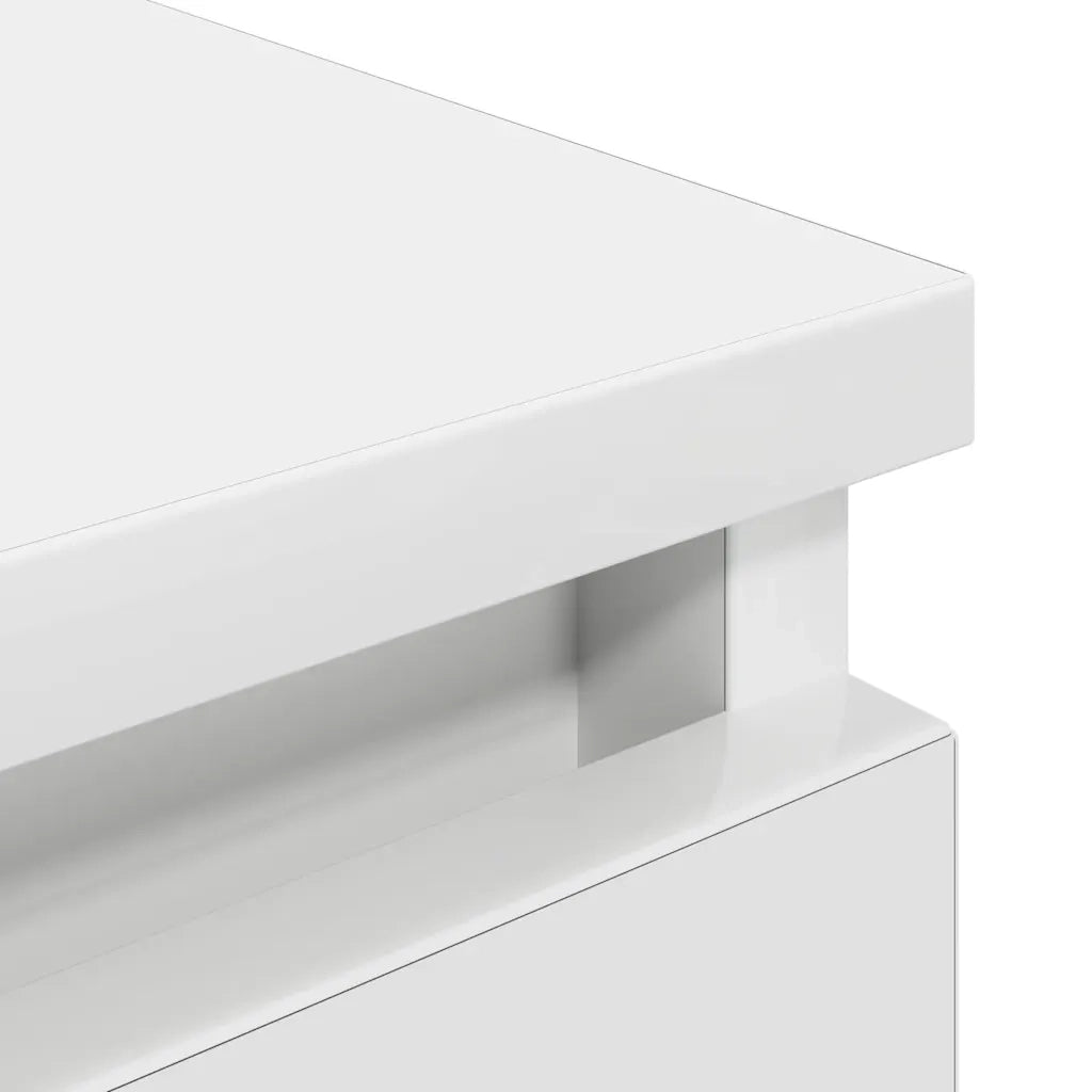 Mobile Porta TV Bianco 100x35x54 cm in Legno Multistrato 861796