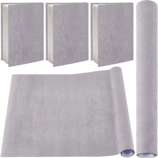 Copertina per Album Scrapbooking 129,5 x 30 cm - Superficie in Tela Grigio chiaro - Copertina DIY Archiviale