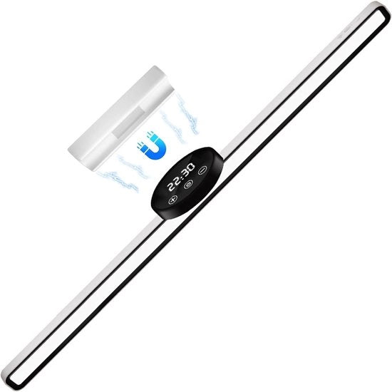 Retroilluminazione LED Magnetica 17,6" – 3 Colori, Regolabile, 1800mAh Ricaricabile – per Cucina, Armadio, Comodino