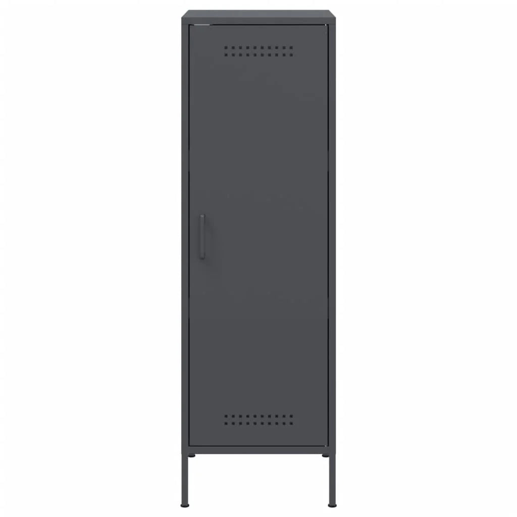 Buffet credenza cassettiera mobiletto mobile contenitore organizer cucina soggiorno salotto alto 36 x 39 x 113 cm acciaio antracite 02_0032200