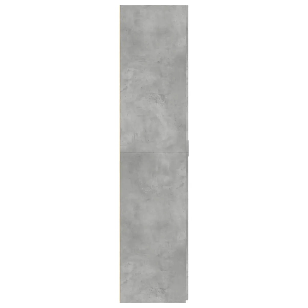 Credenza-Buffet-Armadio da cucina Grigio Cemento 80x42,5x185 cm in Legno Multistrato 822121