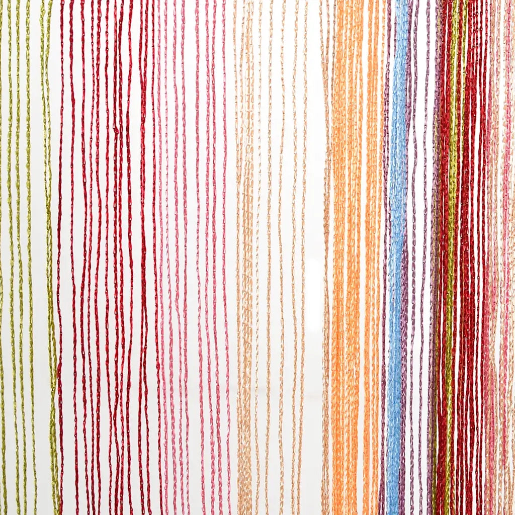 Tende a Filo 2 pz Multicolore 100x250 cm 4102037