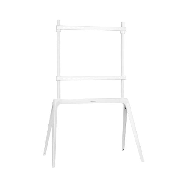 Staffa  pavimento per tv 55-86 load 60kg 600x400 bianco metal - S604