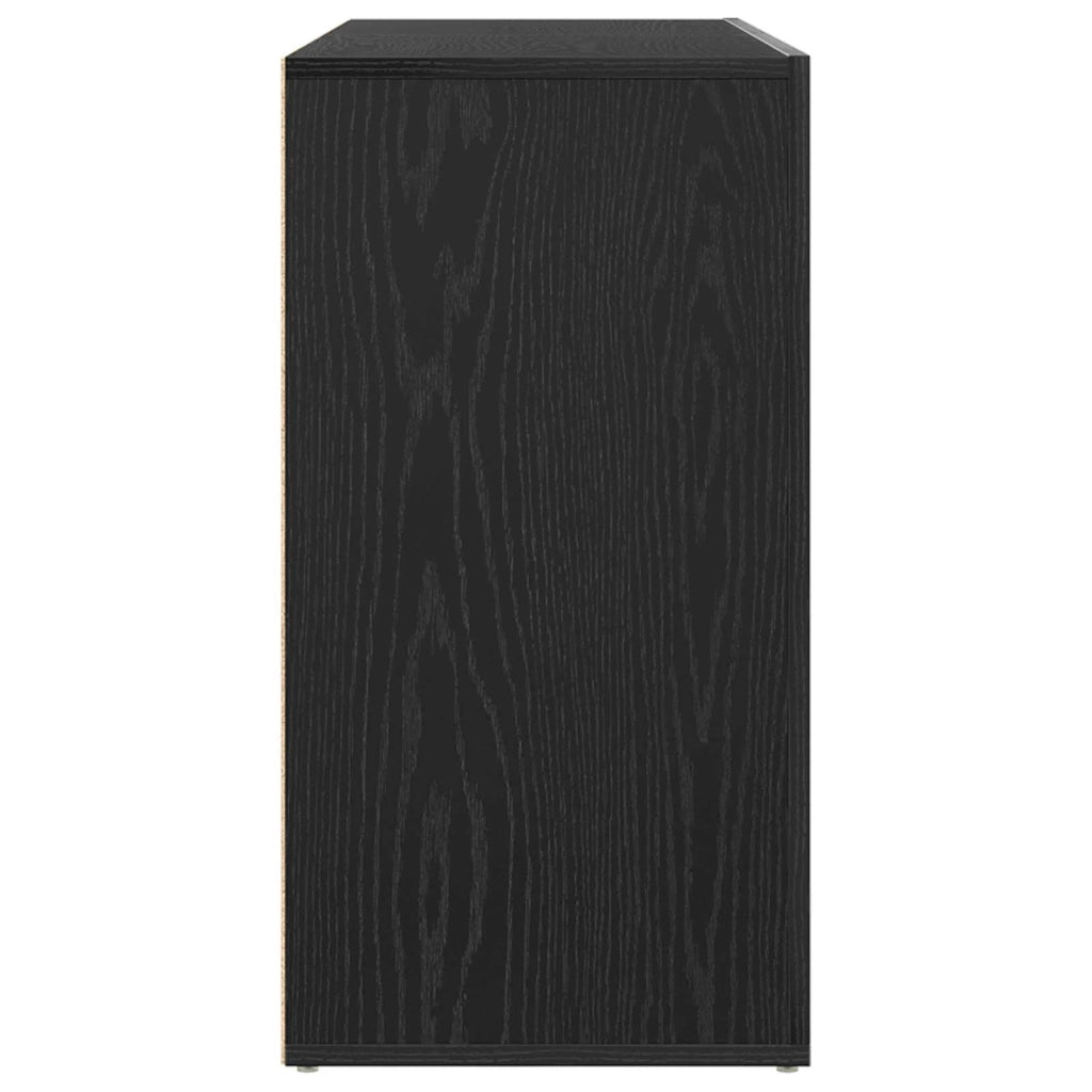 Credenza Rovere Nero 120 x 36 x 69 cm Legno multistrato 3333865