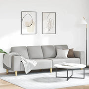 Set di divani Grigio nuvola Tessuto