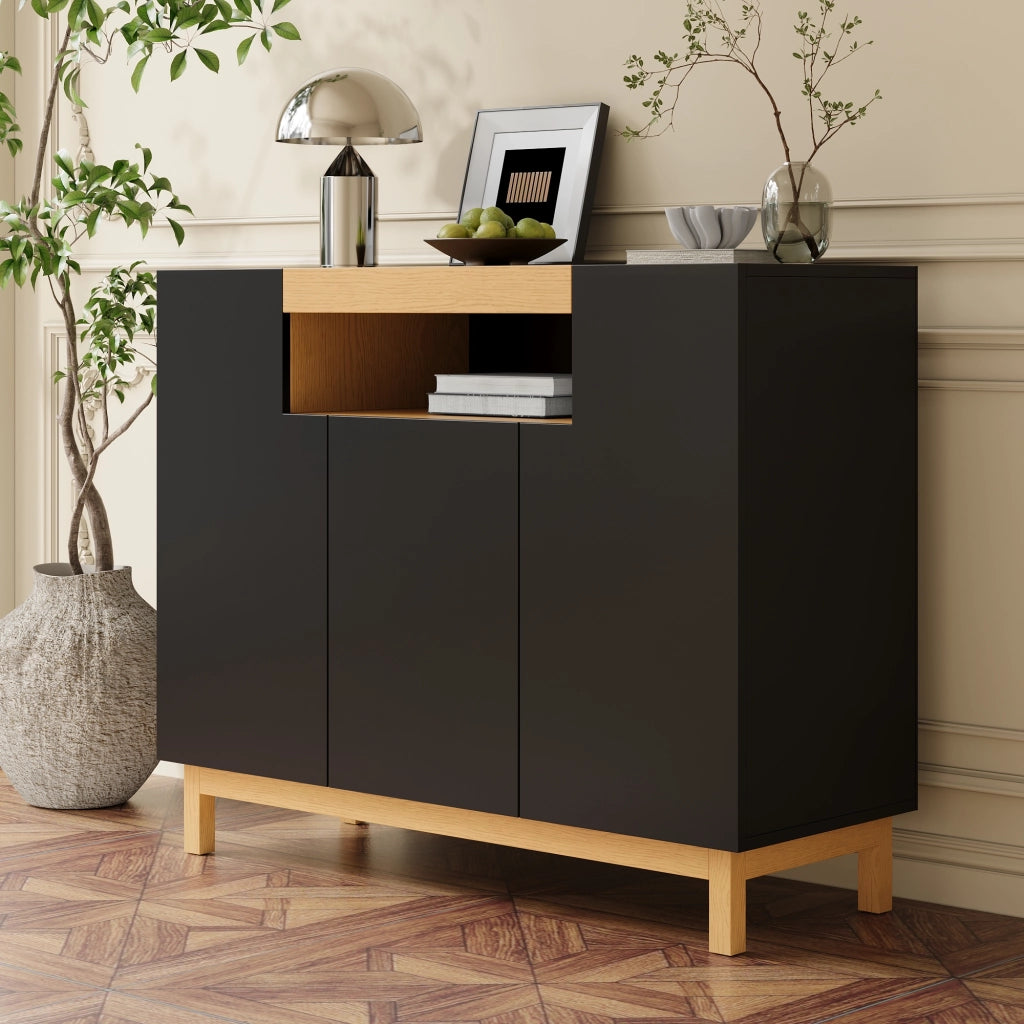 Credenza 3 Ante ¨C Xylo ¨C Legno, Mobile Multiuso per Soggiorno e Sala da Pranzo