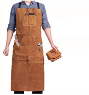 Cinturone di lavoro con 6 tasche, resistente al calore, impermeabile, in pelle, cinturone per falegname, disponibile da M a XXXL, ideale per falegname, meccanico, officina.