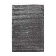 Tappeto Prime 100 in viscosa e lana argento 200x290 cm