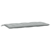 Cuscino Panca | Cuscini per sedie Giardino Grigio Chiaro M¨¦lange 120x50x7cm Tessuto
