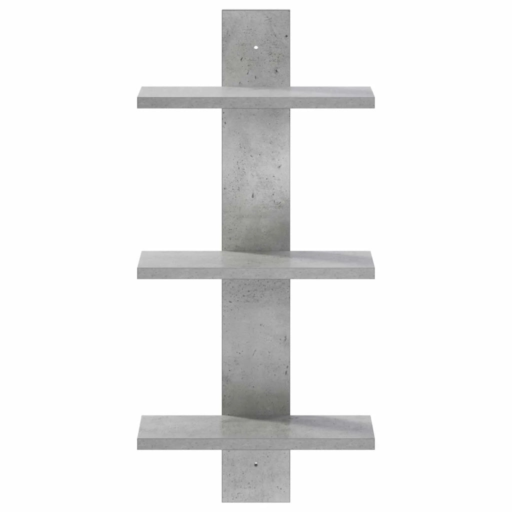 Scaffale da parete Grigio Cemento 30 x 13.5 x 64.5 cm 8020316