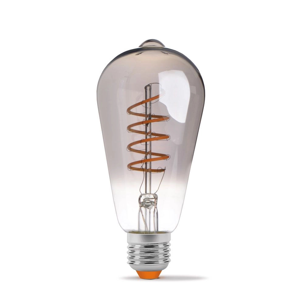 Lampadina LED Filament ST64 fumé dimmer E27 4W Videx