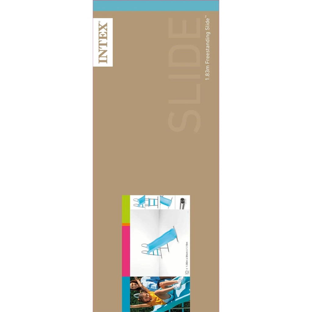 INTEX Scivolo autostabile  Azzurro 1,83 m PVC e Acciaio 42035645