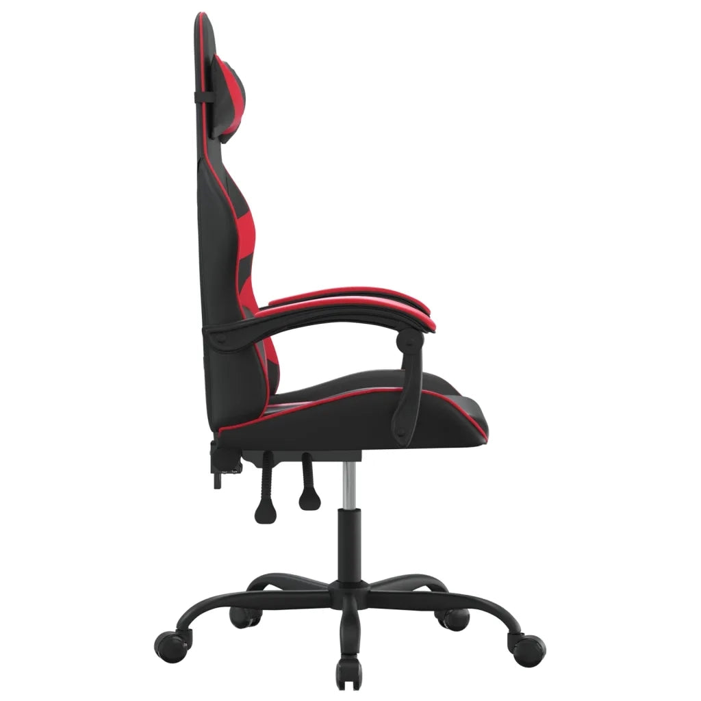 Sedia da Gaming Nera e Rossa in Similpelle cod mxl 78456