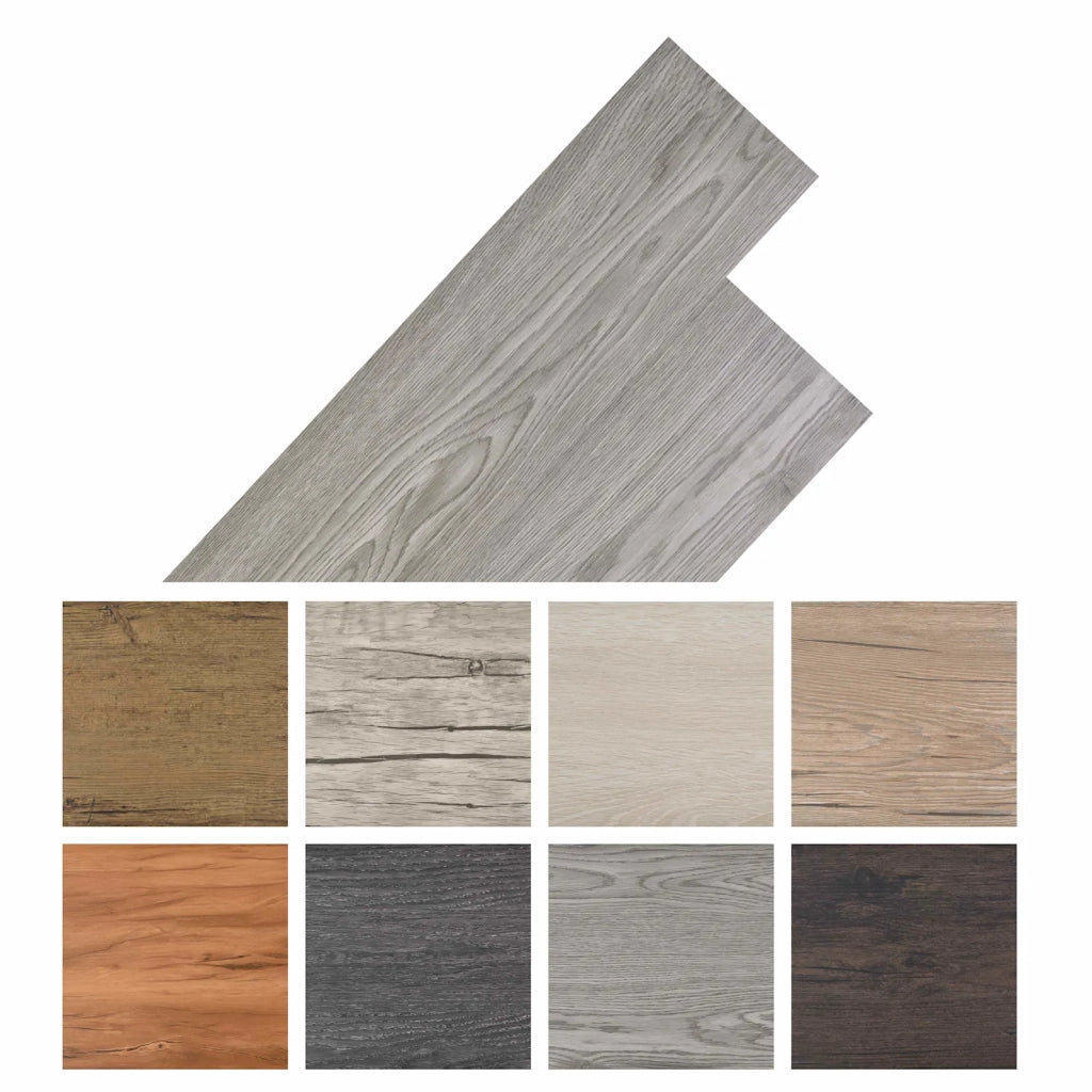 Plance per Pavimenti in PVC Autoadesive 30,5 x 61 cm 28 pz PVC CFW5726627
