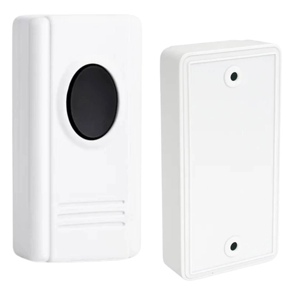 Ecova 83336 campanello senza fili bianco a batteria fino a 70mt