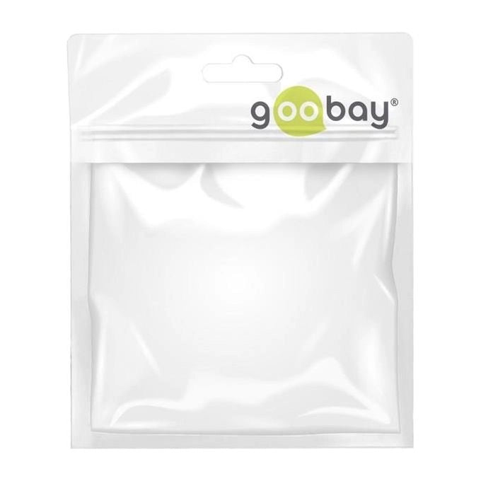Goobay 93093 Prolunga di Alimentazione Schuko Maschio Angolato Femmina CEE 7-7 CEE 7-4 H05VV-F 3G 1.5mm² 3m 10A 250V AC colore Nero