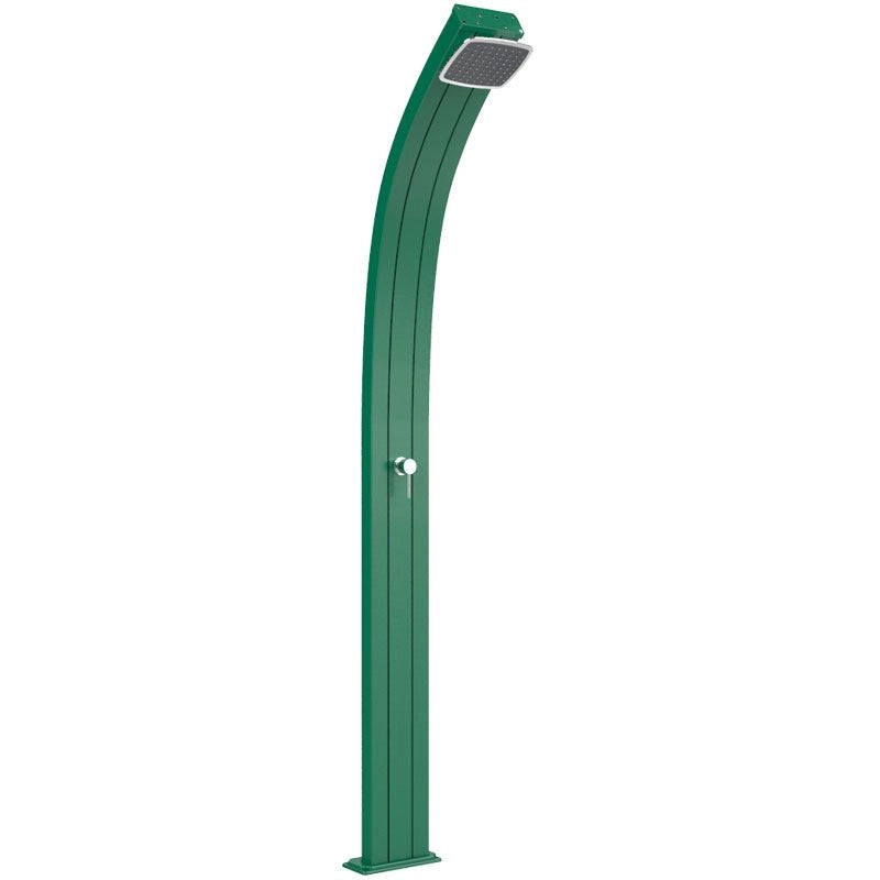 Doccia solare da giardino SPRING CURVA 30 LITRI in alluminio - Doccia Solare Da Giardino Spring Curva 30 Litri In Alluminio  Colore Van Gogh (oro) Colore: Verde