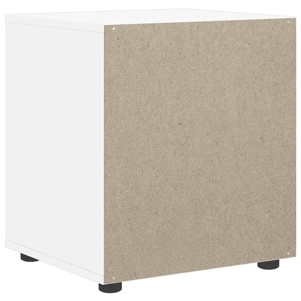 Comodino VISNES Bianco 45x40x50 cm in Legno Multistrato 4108280