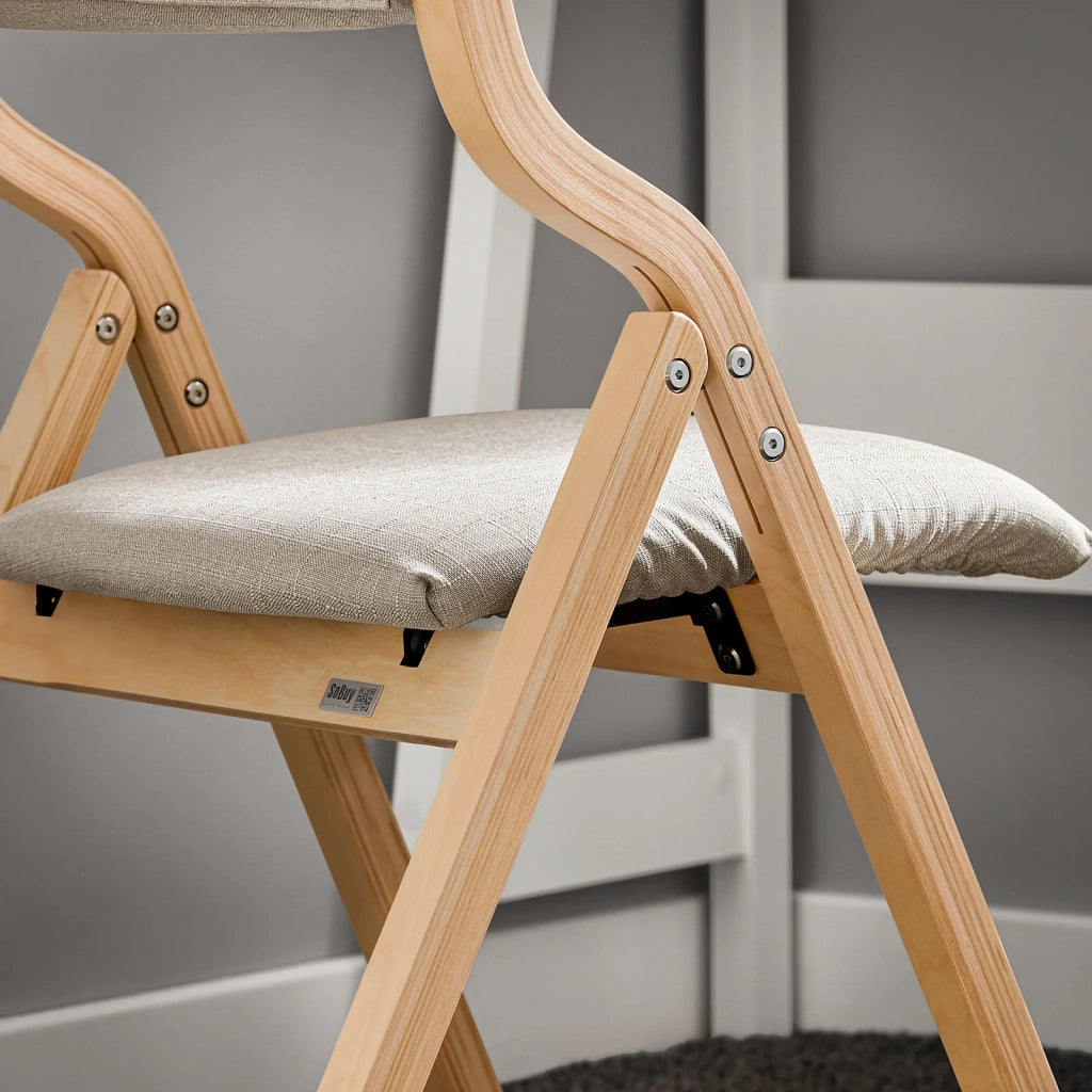 Sedia pieghevole Stil Sedia Sedia da scrivania in betulla Grigio FST40-HG
