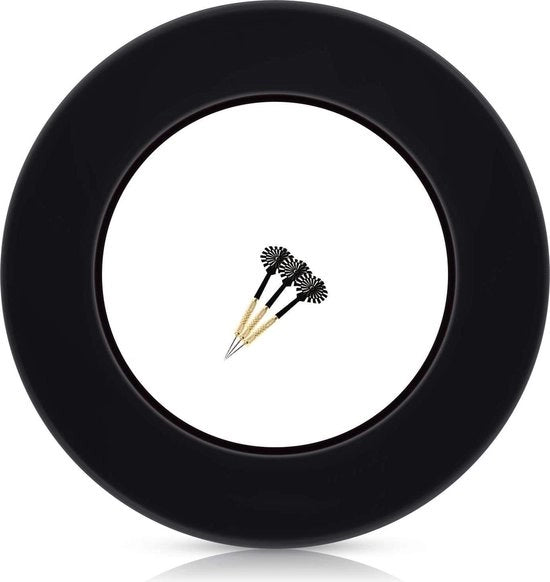 Ring di Protezione per Dartboard - Ringa di Protezione per Dartboard in Nero - Alta Qualità e Stabilità - Protezione per il Muro del Dartboard senza Accessori aggiuntivi - Stile Professionale - (WK 02127)