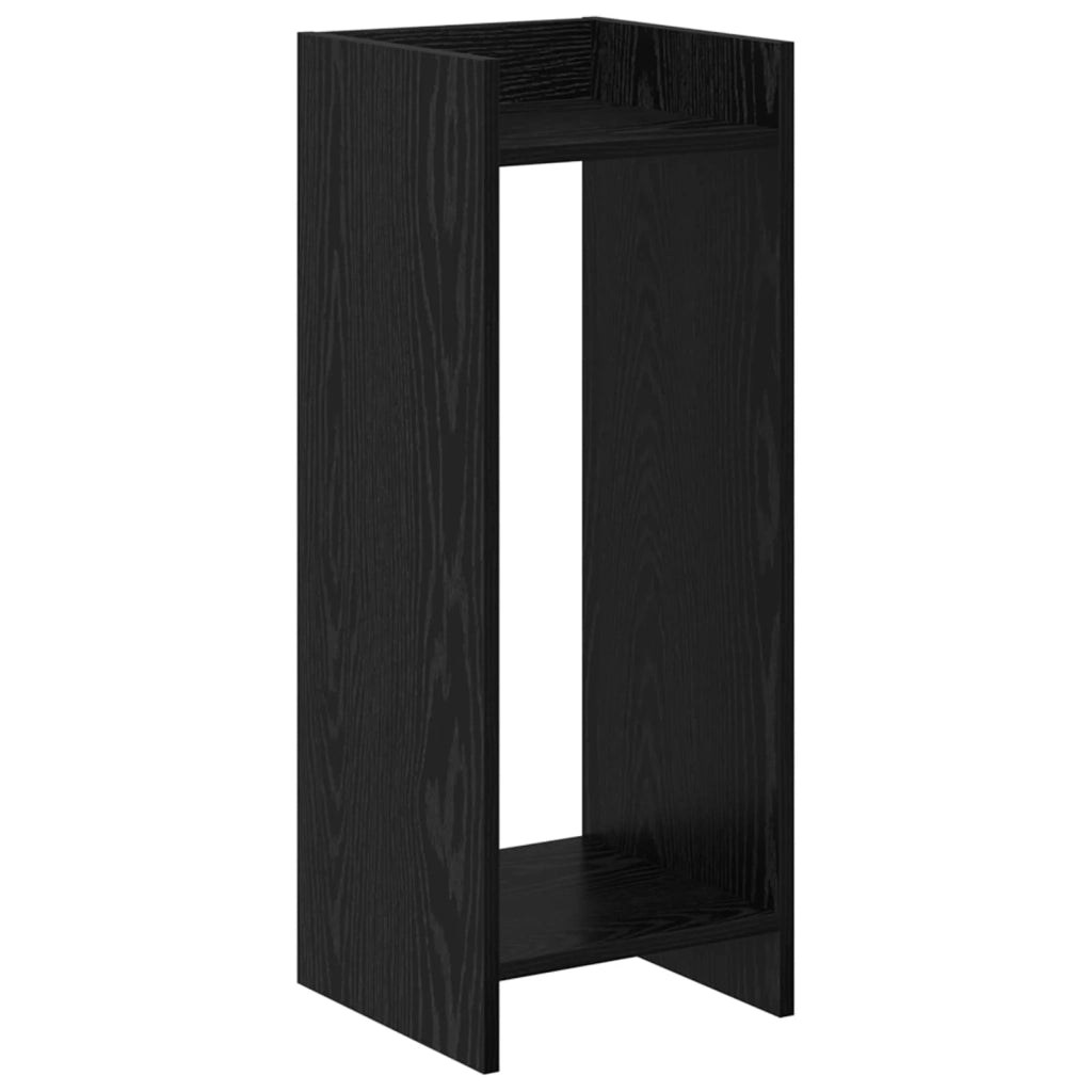 Supporto per piante Rovere Nero 30 x 30 x 80 cm 899580