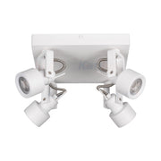 Plafoniera Kanlux SONDA 4 faretti GU10 bianca metallo