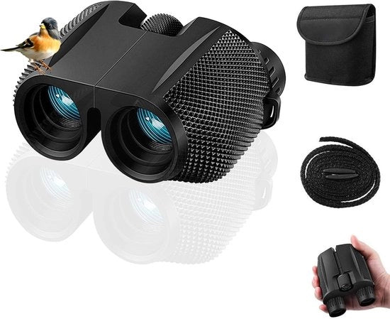 Vista binoculare compatta 10x25 per osservazione di uccelli, attività all'aperto e vestiario