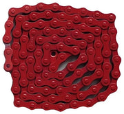 Catena da bicicletta - MTB BMX - velocità singola - 1/2 x 1/8 pollici - rosso