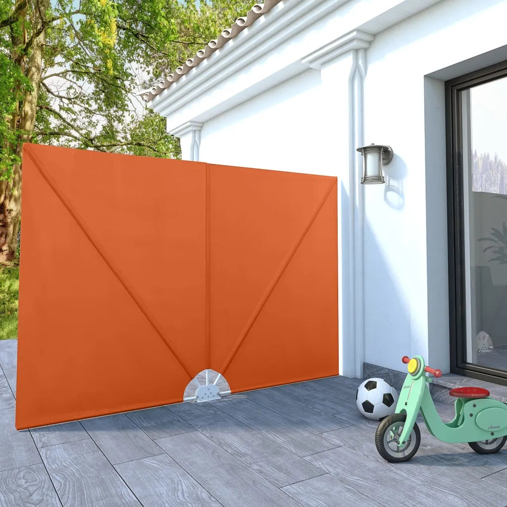 Tenda Laterale per Terrazza Pieghevole Terracotta 240x160 cm 44571