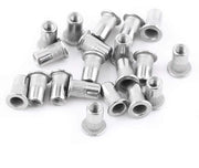 Viti a testa piatta in acciaio inossidabile - M3/M4/M5/M6/M8 - 20 pezzi - applicazioni di costruzione meccanica - profilo basso - viti a testa piatta