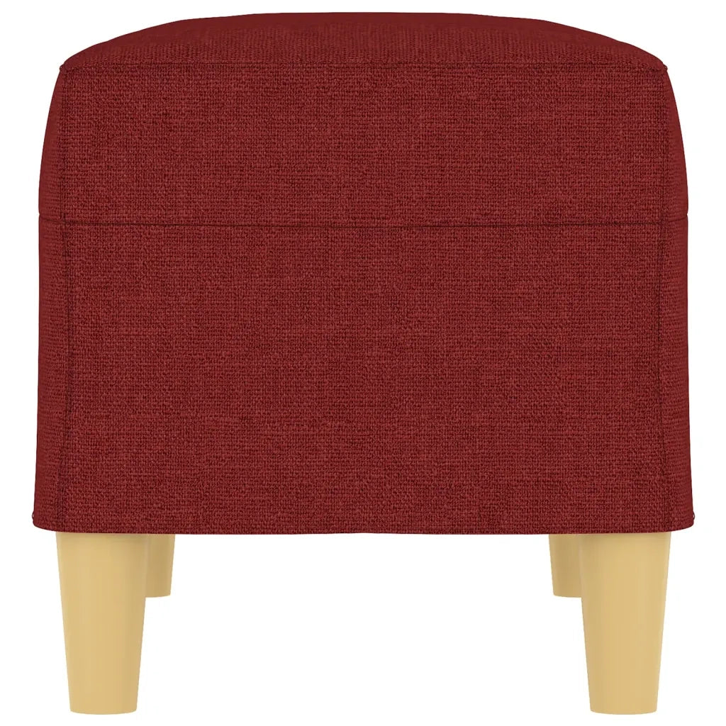 Panca Rosso Vino 70x35x41 cm in Tessuto 349373