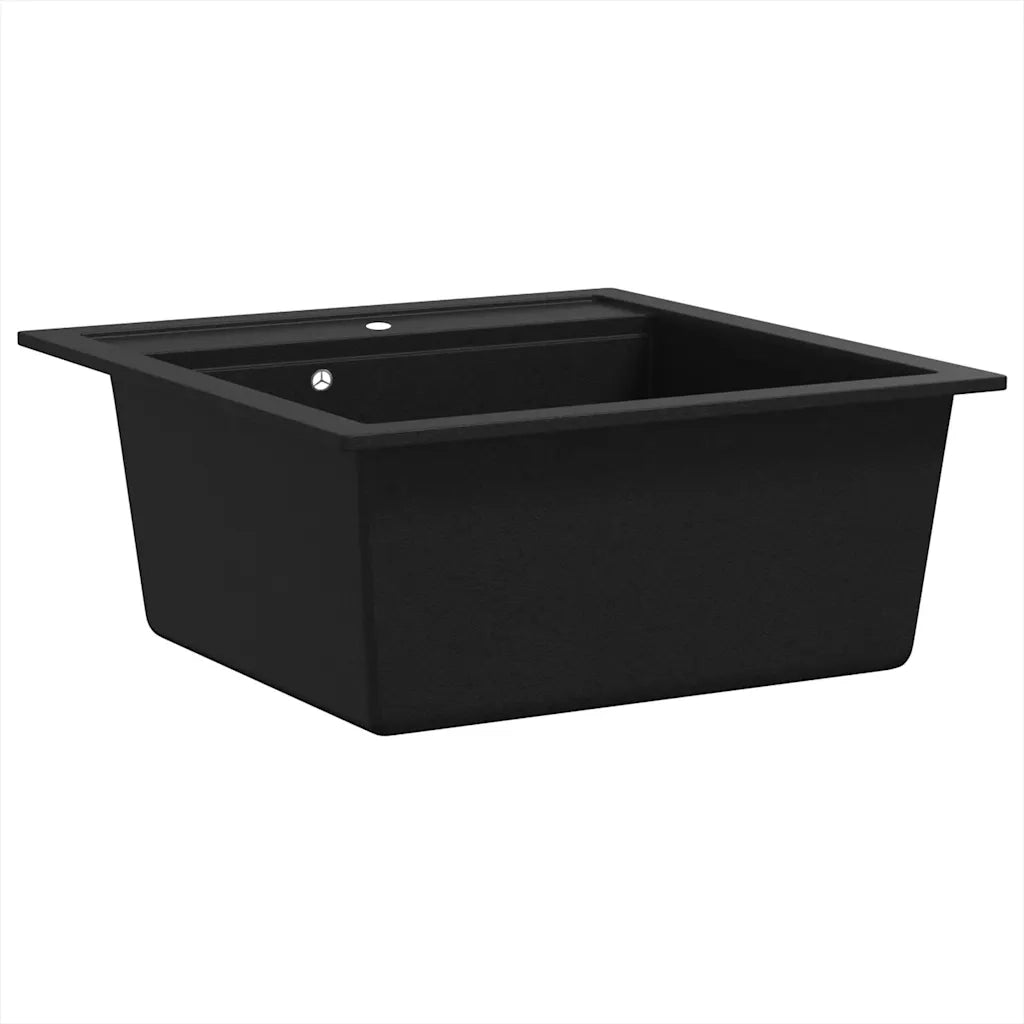 Lavello da Cucina in Granito Vasca Singola Nero CFW9227821