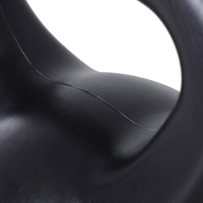 Kettlebell, bilanciere da 12 kg riempito di sabbia, per principianti, nero