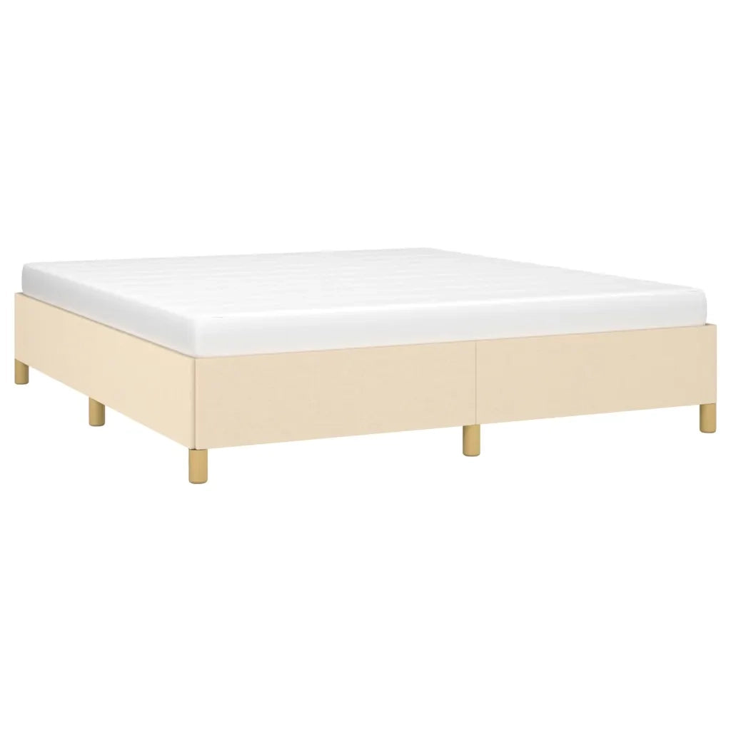 Giroletto senza Materasso Crema 160x200 cm in Tessuto 347178