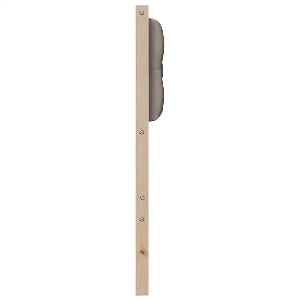 Testiera Altro Marrone e taupe 200 cm Legno di pino massello 878992