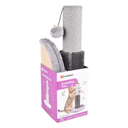FLAMINGO Albero Tiragraffi per Gatti Asa 30x30x41,5 cm Grigio 443250