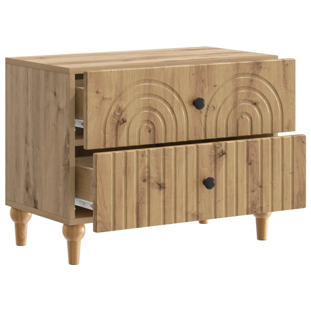 Armadio da Notte Rovere Artigianale 62 x 34,5 x 48 cm 894094
