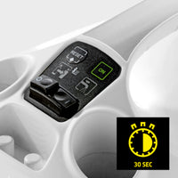 KARCHER Pulitore a vapore SC 3 EasyFix - Resa con un serbatoio pieno (circa): circa. 75 m² - Potenza termica: 1900 W - Pressione del vapore max.: max. 3.5 bar