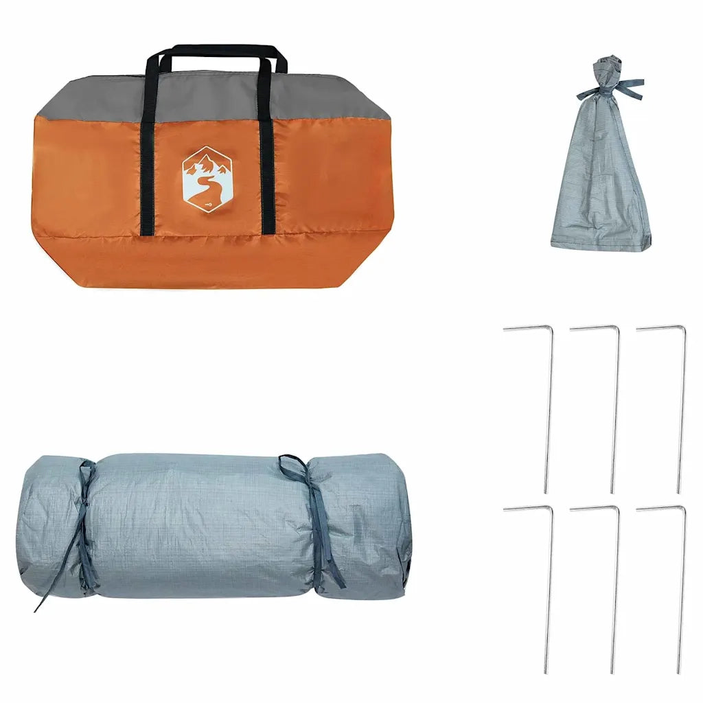 vidaXL Tenda interna in rete Grigio 291 x 291 cm
