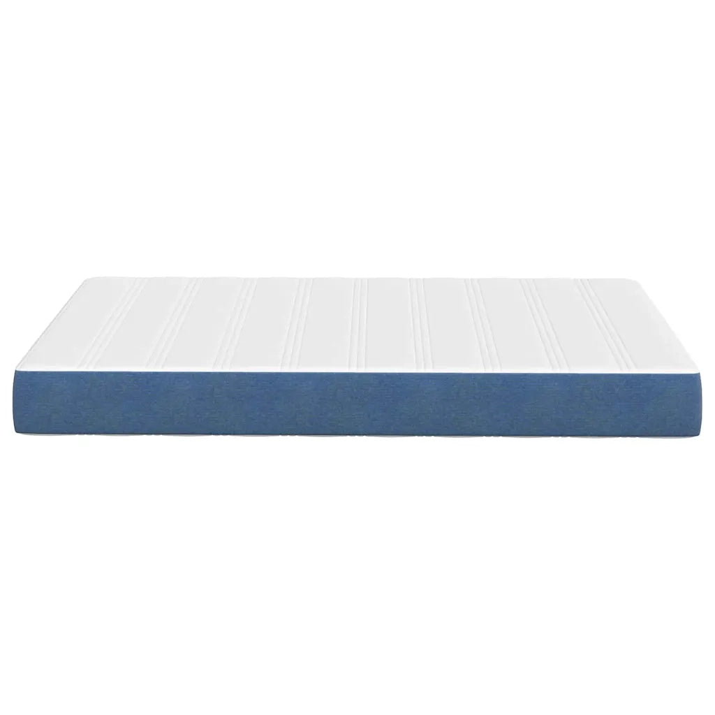 Materasso-Materasso per letto Blu 120 x 190 cm Tessuto