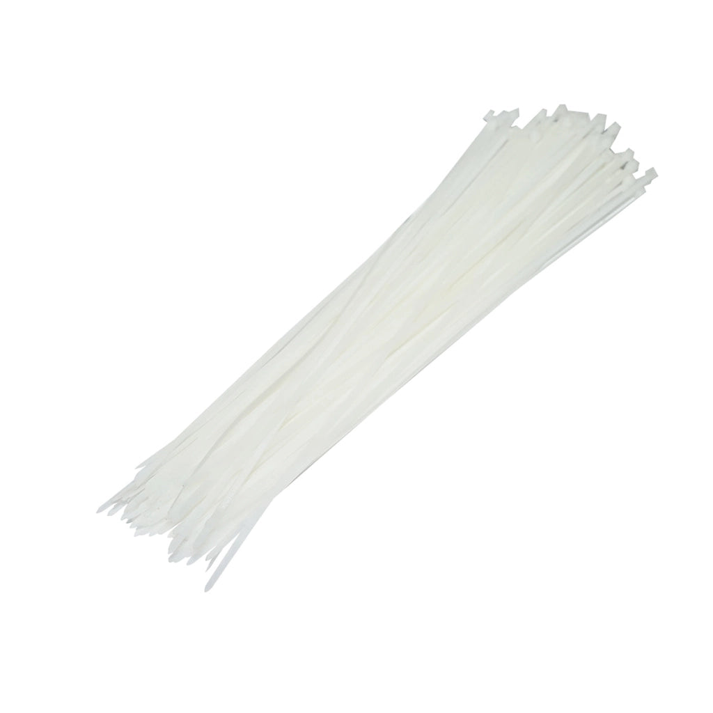 Fascette in plastica 5×200 mm – bianche – set da 100 pezzi Breckner Germany