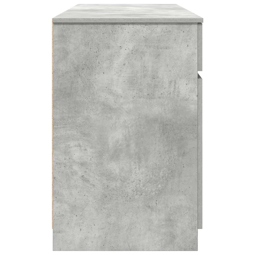 Scrivania Grigio cemento 140 x 49 x 76 cm Legno multistrato 3328510
