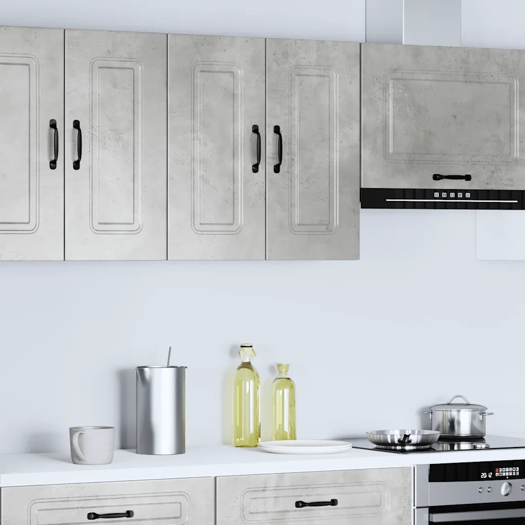 Pensile da Cucina Kalmar Grigio Cemento in Legno Multistrato