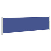 Tenda da Sole | Tenda laterale Retrattile per Patio 140x500 cm Blu