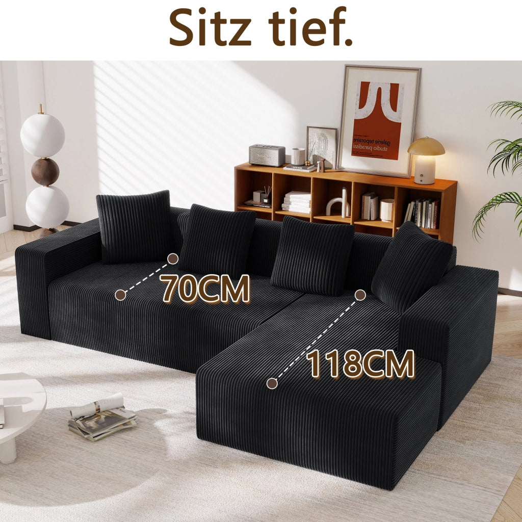 Sofa modulare senza ossa completamente compresso - Zephmum- L-Liegest¨¹hle, sedili profondi, per soggiorno e camera da letto