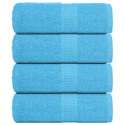 Asciugamani Sapone 4 pz Turchesi 30x30 cm 360 g/mÂ² 100% Cotone