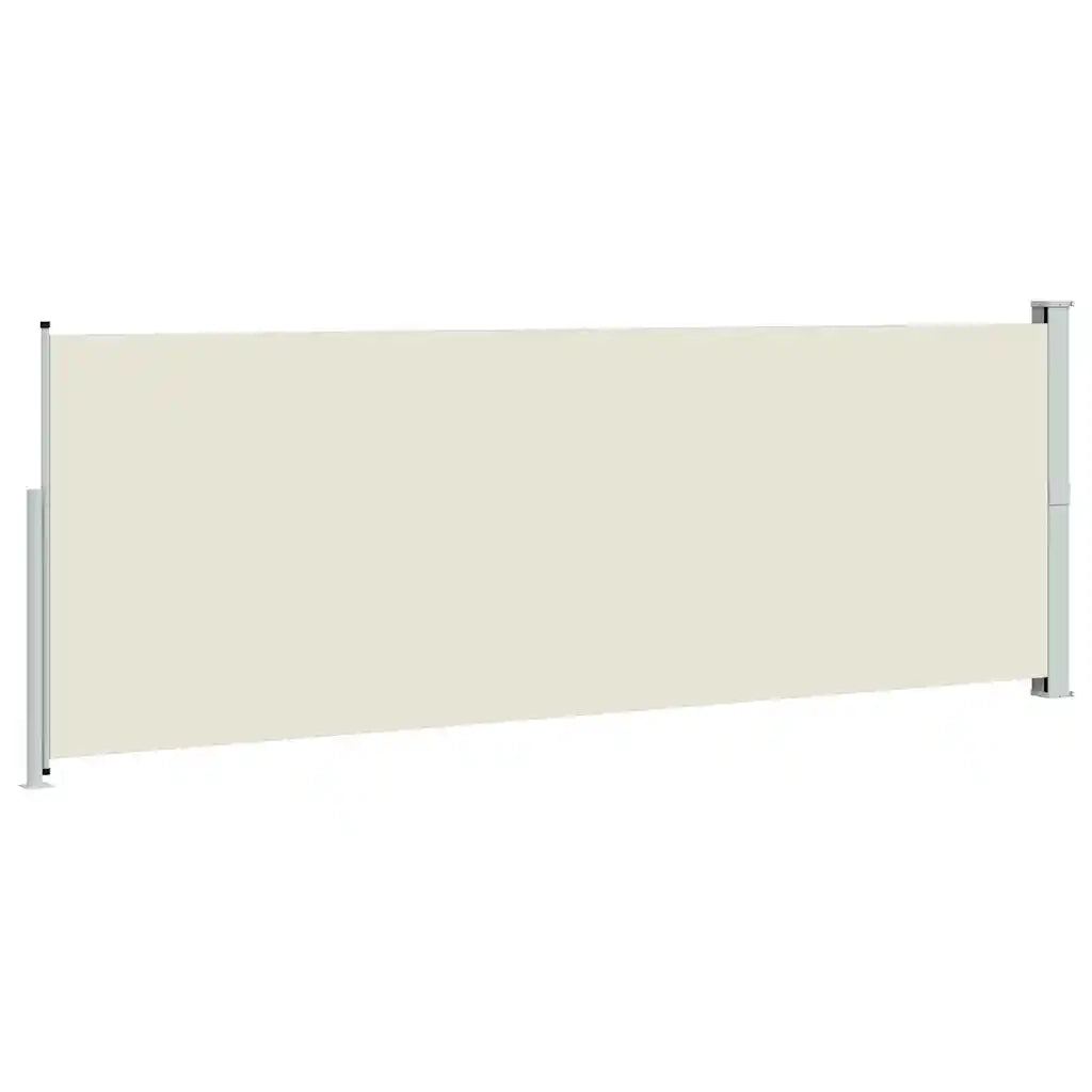 Tenda da Sole Laterale Retrattile 160 x 500 cm Crema 45461