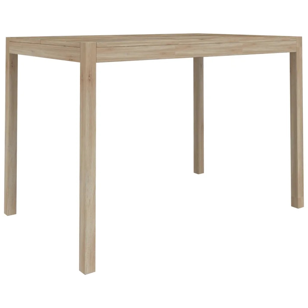 Set da Pranzo 7 pz in Legno Massello di Acacia cod mxl 12563
