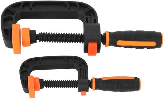 Kit di chiusura per legno - 2 pezzi - Chiusura adattabile - Maniglie antiscivolo - Materiale plastico - Progettazione ergonomico - Pads di protezione - Chiusura